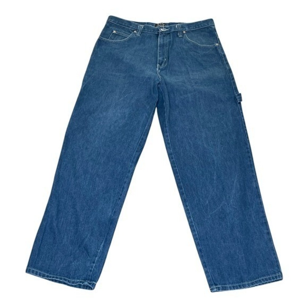 Vintage Y2K Iceberg Jeans‎ Mens Carpenter Denim Pants Straight 36x30 Made Italy